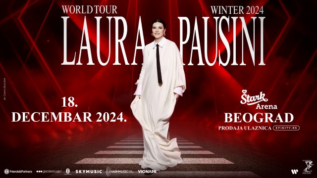 Slavna italijanska kantautorka Laura Pausini nastupiće u Srbiji 18. decembra u Štark Areni!