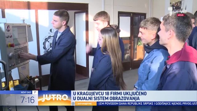 U Kragujevcu 18 firmi ukljuèeno u dualni sistem obrazovanja VIDEO