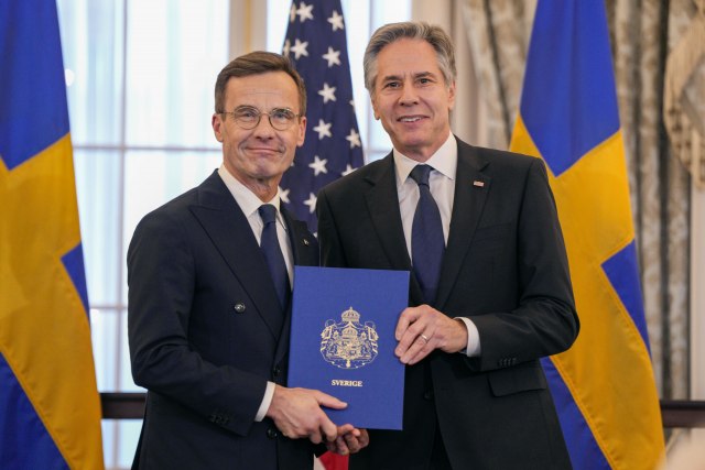 Zvanično: Švedska ušla u NATO FOTO