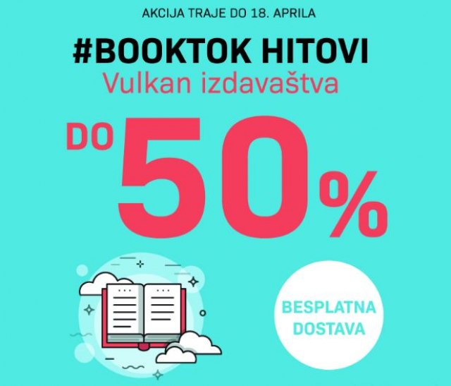 BookTok hitovi Vulkan izdavaštva na popustu do 50 odsto!