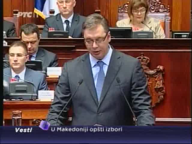 Ekspoze mandatara Aleksandra Vučića