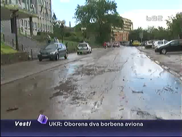 Nevreme u Boru, poplavljene ulice