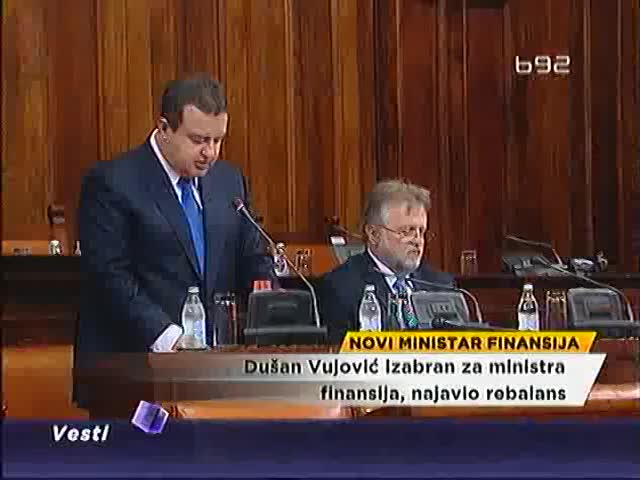 Vujović novi ministar finansija