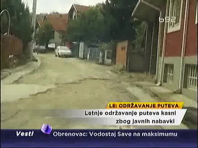 Putevi u Leskovcu doèekali obnovu