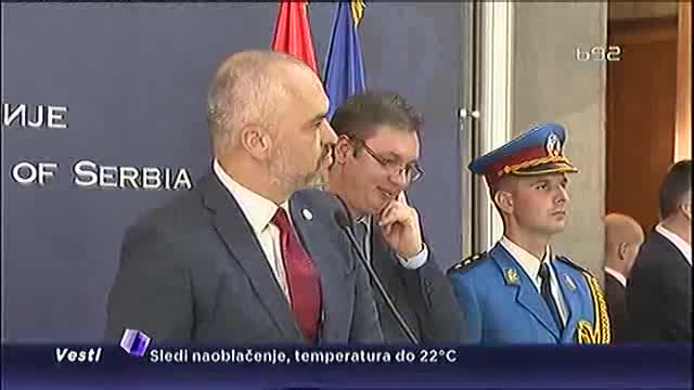 Burna poseta premijera Albanije