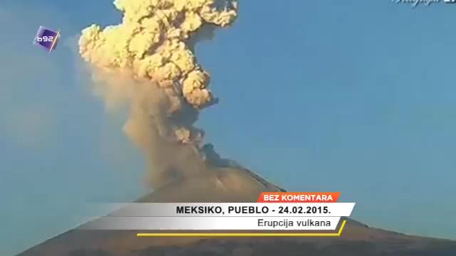 Erupcija vulkana u Meksiku