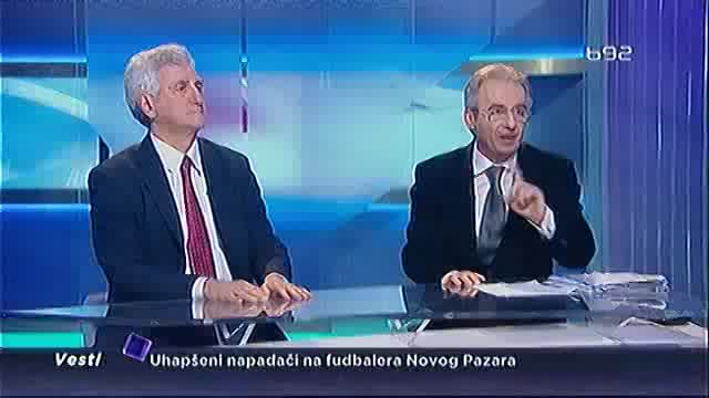 TV duel: Milovan Drecun i Riza Halimi