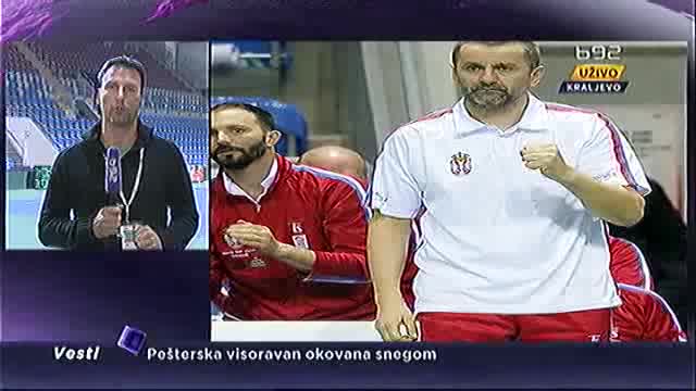 Teniski spektakl u Kraljevu, Srbija vodi 2-0