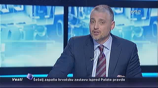 Čedomir Jovanović o paljenju hrvatske zastave