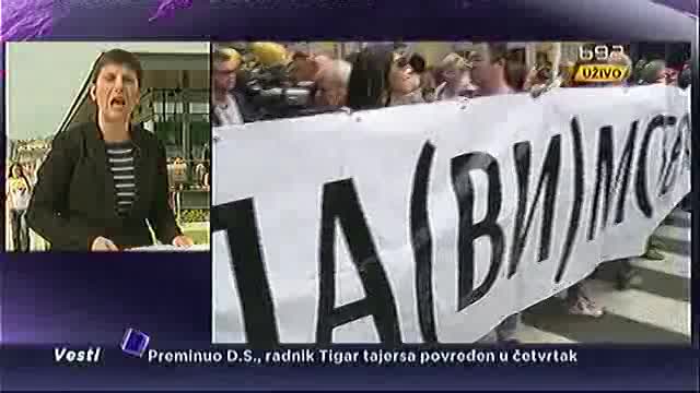 Šta su poručili demonstranti?