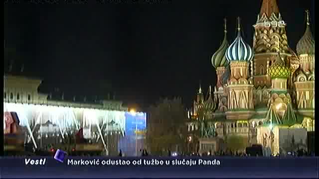 B92 na noænoj probi parade u Moskvi