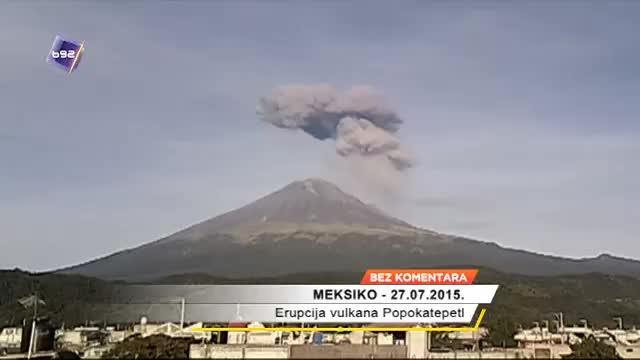 Erupcija vulkana Popokatepetl