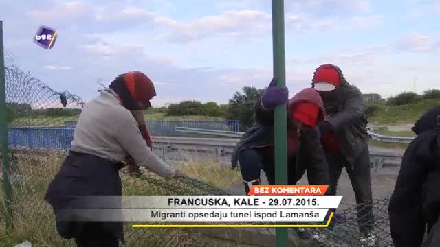 Migranti opsedaju tunel ispod Lamanša