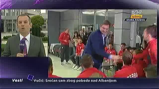 Vučić fudbalerima: 150 miliona evra za Nacionalni stadion