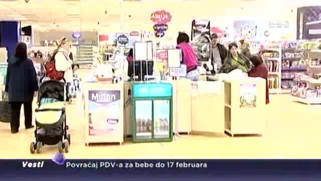 Zahtevi za povraćaj PDV-a za kupovinu hrane i opreme za bebe do 17. februara