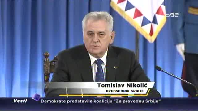Nikolić raspisao izbore: Želim da pobedi SNS