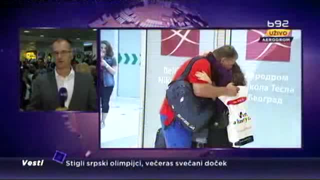 Olimpijski šampioni stigli u Beograd