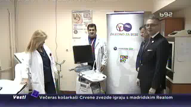 Fond B92: Višegradskoj doniran jedan od najsavremenijih ultrazvučnih aparata