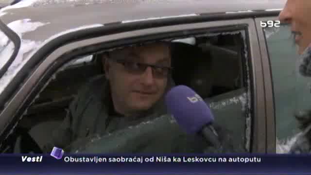 Zavejana Srbija, haos na auto-putu kod Niša