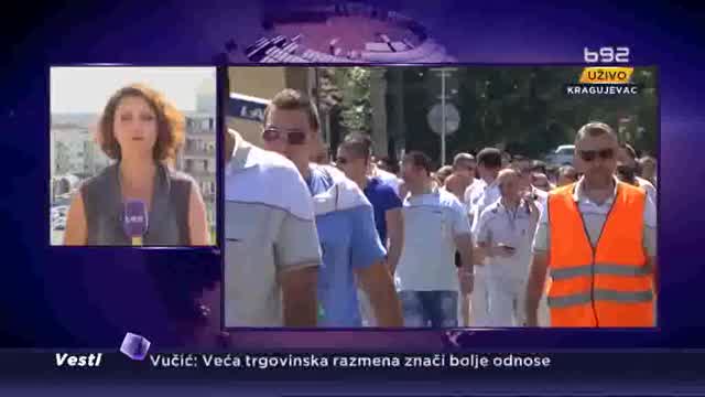 Kragujevac: Protestna šetnja radnika Fijata