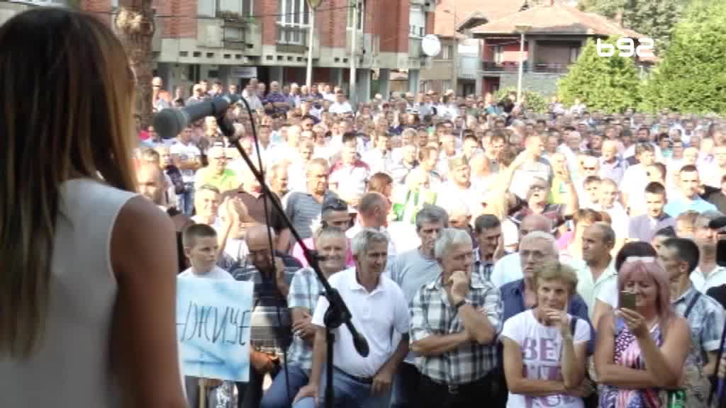 Miran protest malinara u Ivanjici