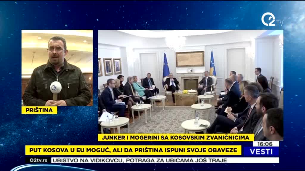 Junker i Mogerini na Kosovu