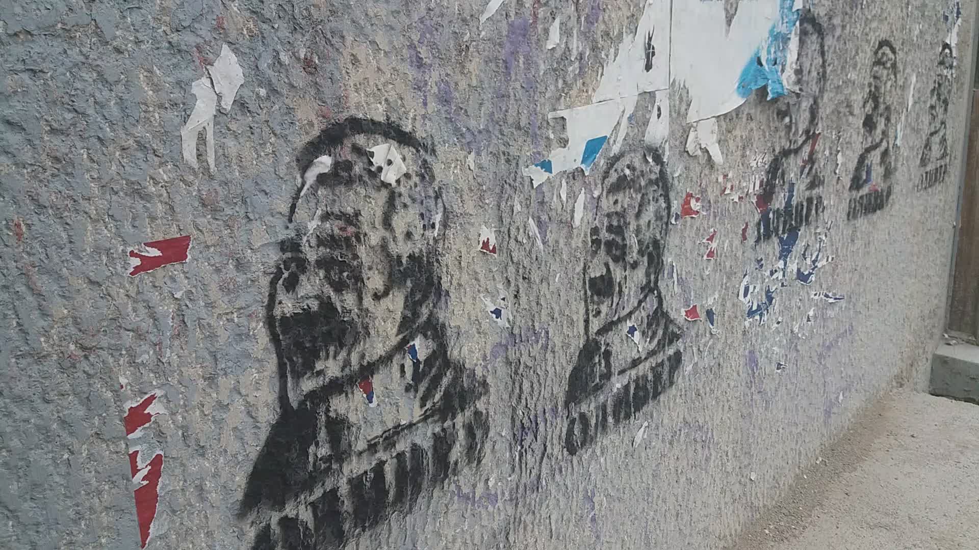 Tri meseca od ubistva Ivanovića, grafiti u Mitrovici