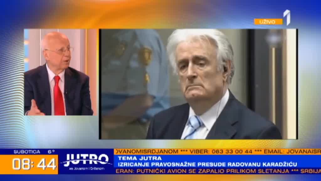 Nisam optimista po pitanju presude Karadžiću