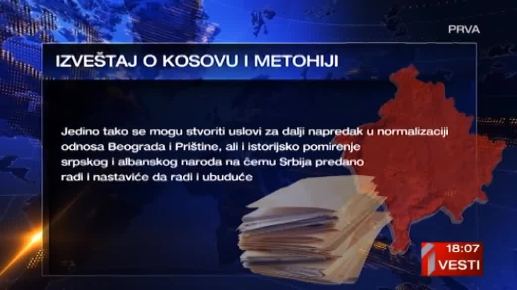 Šta sadrži izveštaj o Kosovu i Metohiji
