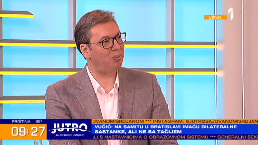 Vučić na TV Prva: O Kosovu, EU, domaćoj politici, ekonomiji...