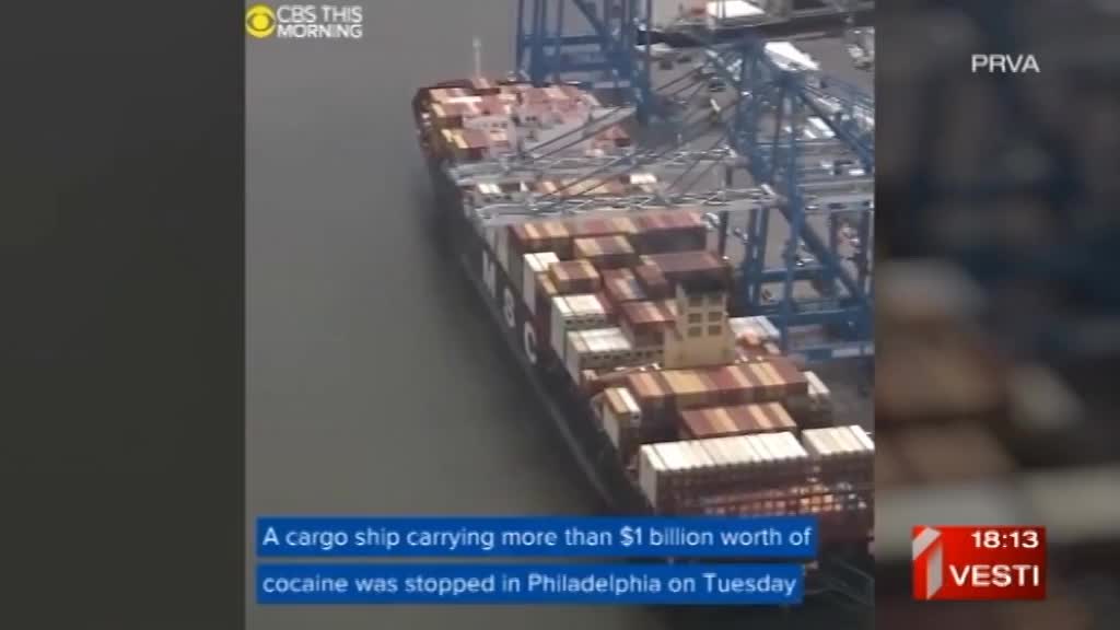 Filadelfija, zaplena 16,5 t kokaina