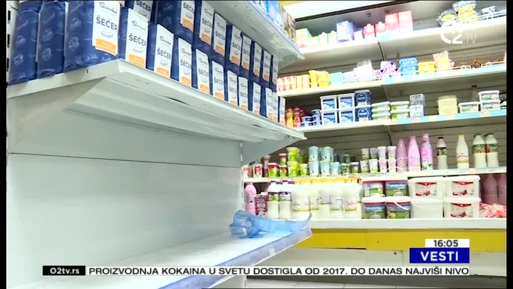 Nestašica namirnica na Kosovu