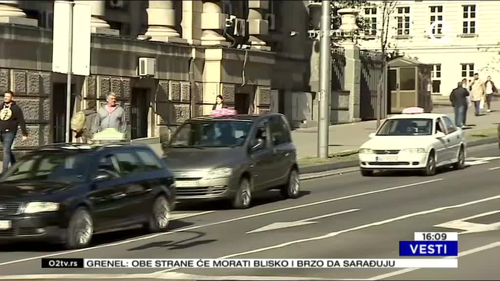 Taksisti i danas blokirali Beograd