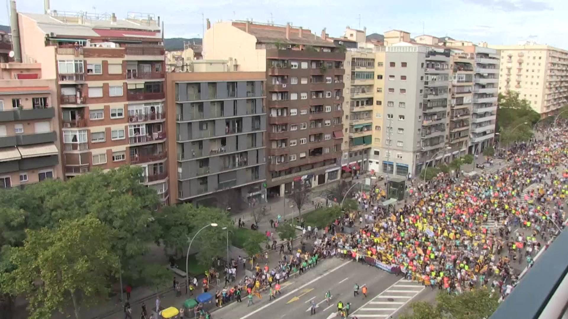 Demonstrations paralyse Barcelona