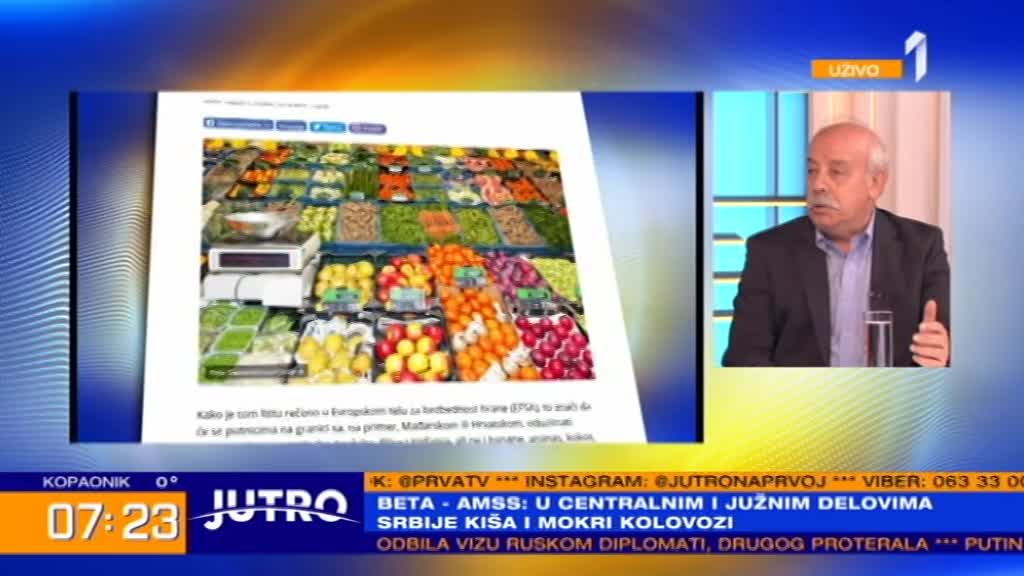 Zabrana unošenja voća u EU odnosi se samo na sadnice?