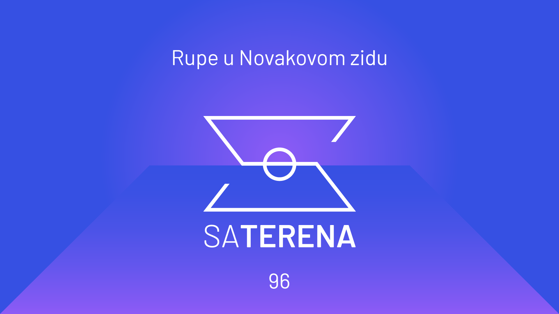 Sa terena 96: Rupe u Novakovom zidu