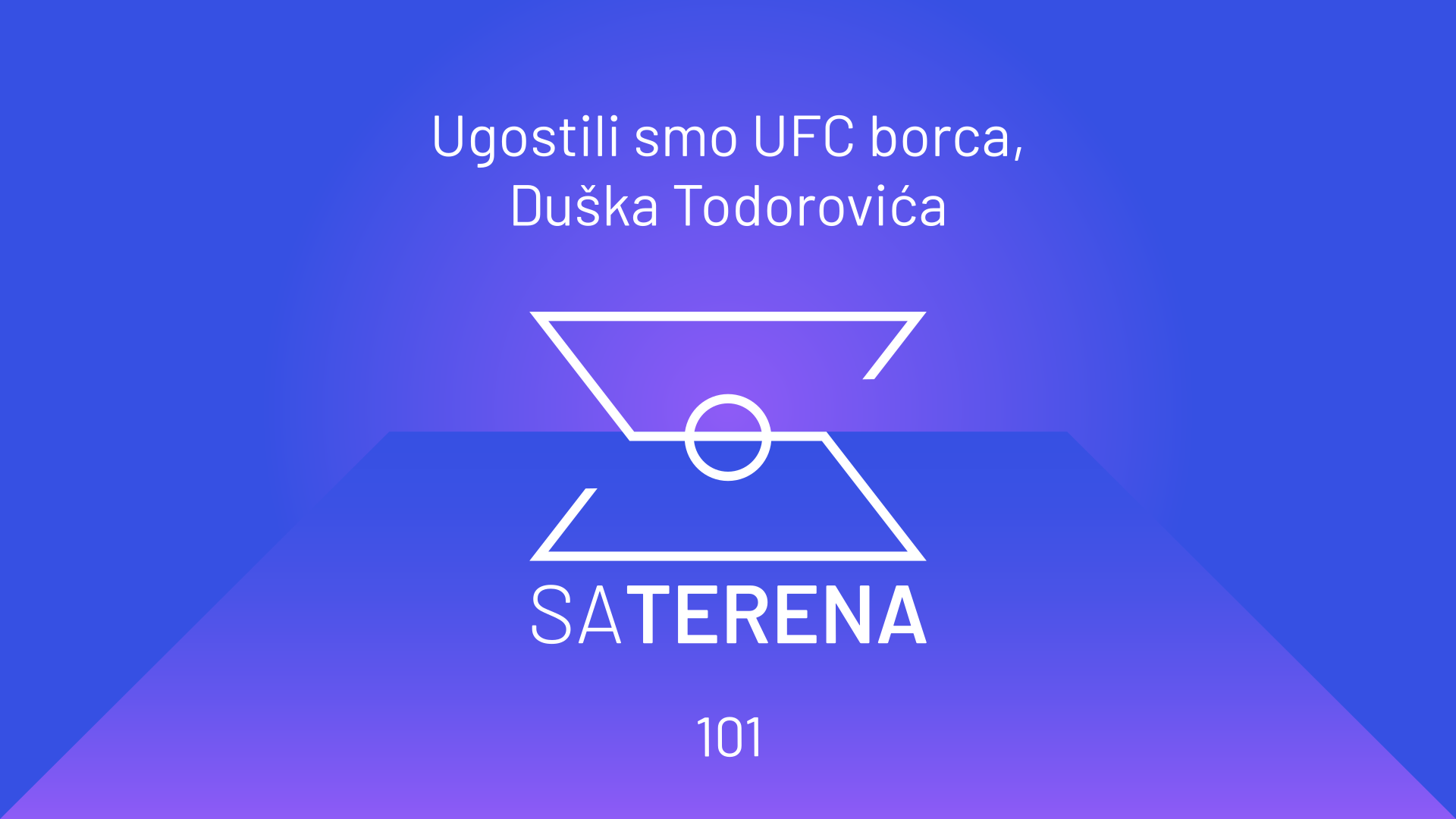 Sa terena 101: Ugostili smo UFC borca, Duška Todorovića