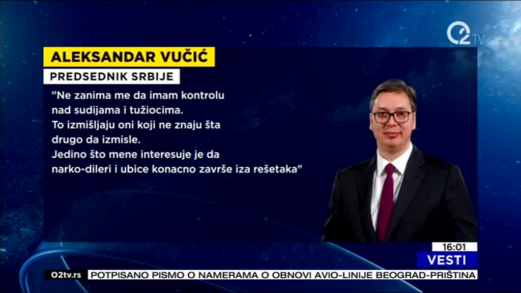 Vučić: Želim ubice i narko dilere iza rešetaka