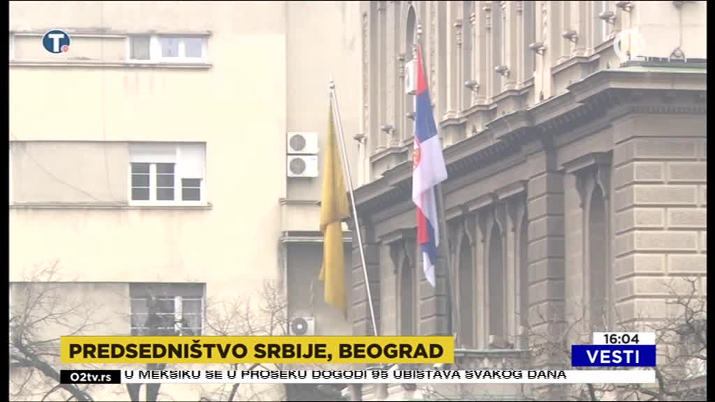 Zastava sa Davidovom zvezdom na zgradi Predsedništva
