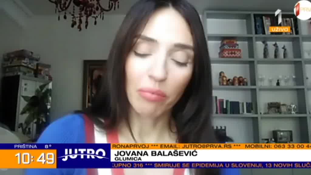 Jovana Balaševiæ o svojoj ulozi u predstavi "Miris kiše nad Balkanom" VIDEO