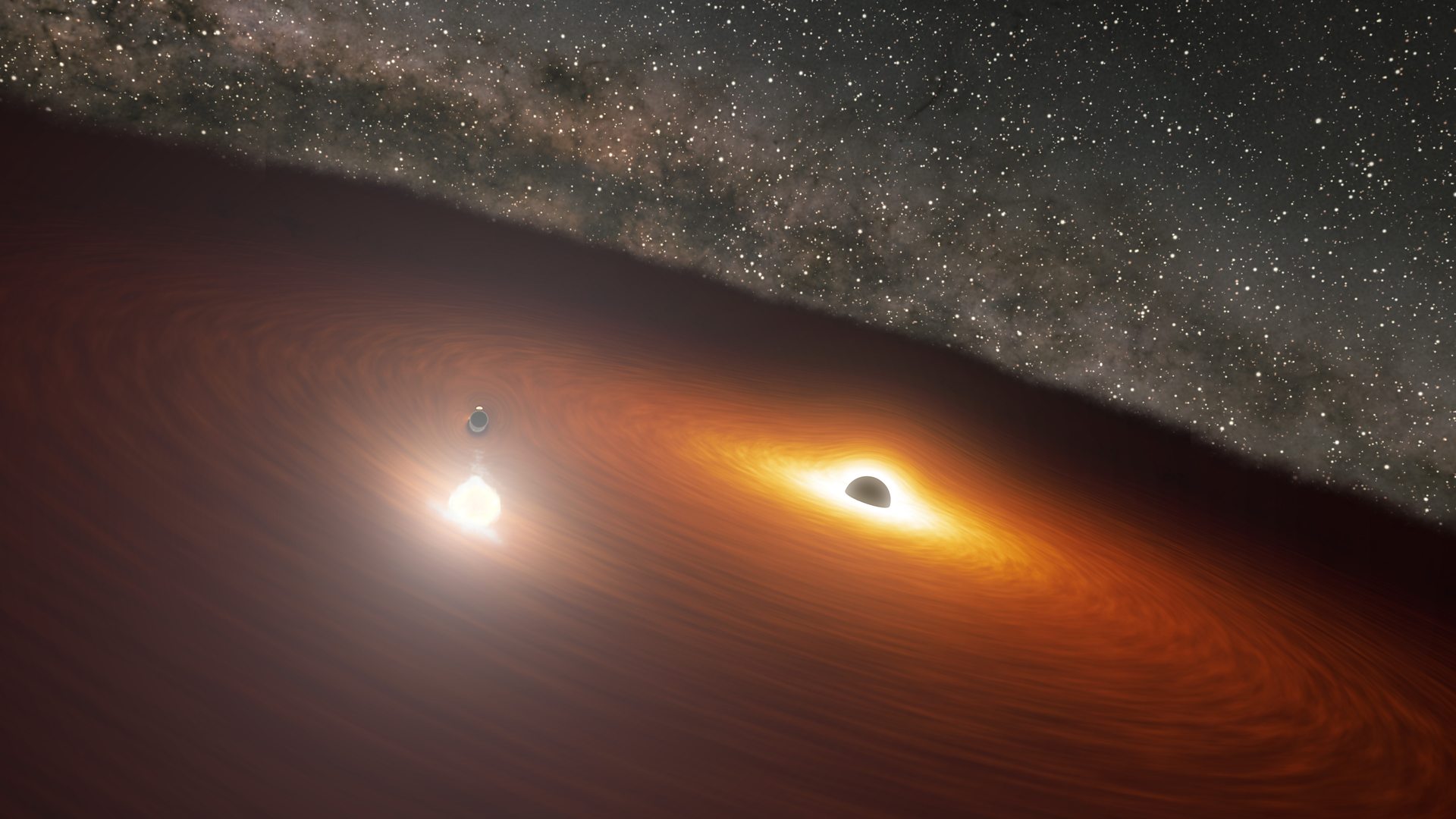 Giant black holes play to Einstein's tune