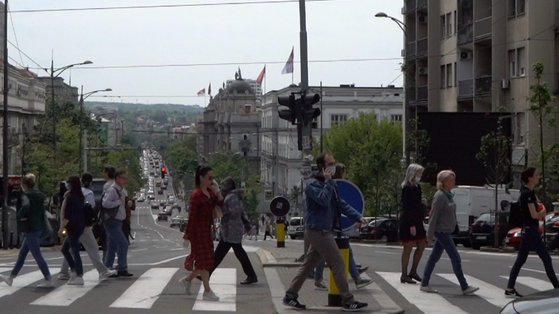 Улице Београда после укидања ванредног сD