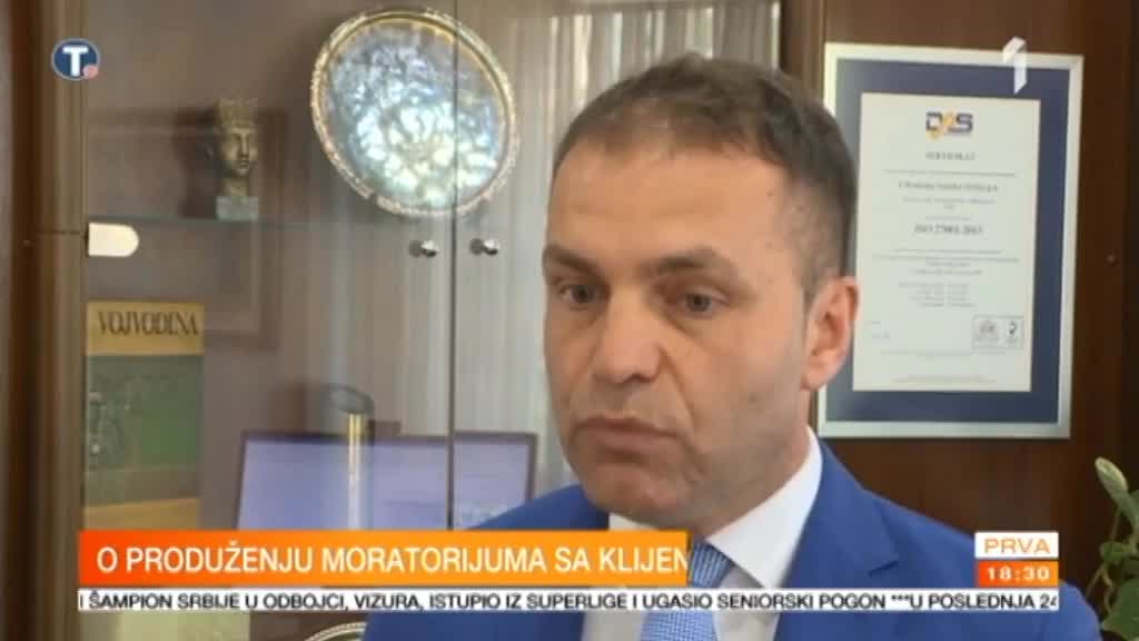 O produženju moratorijuma sa klijentima pojedinačno