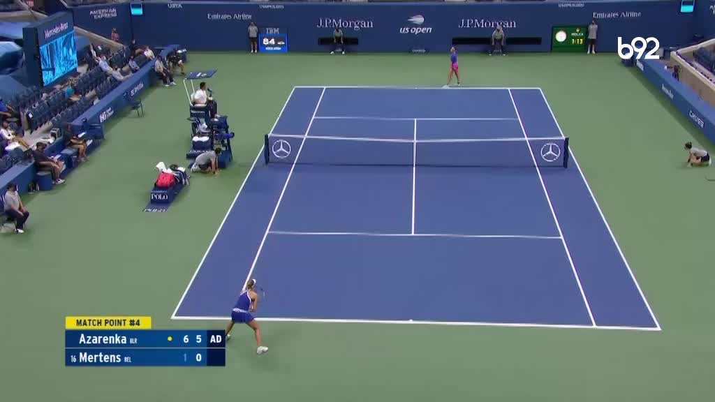 Azarenka izgubila samo jedan gem