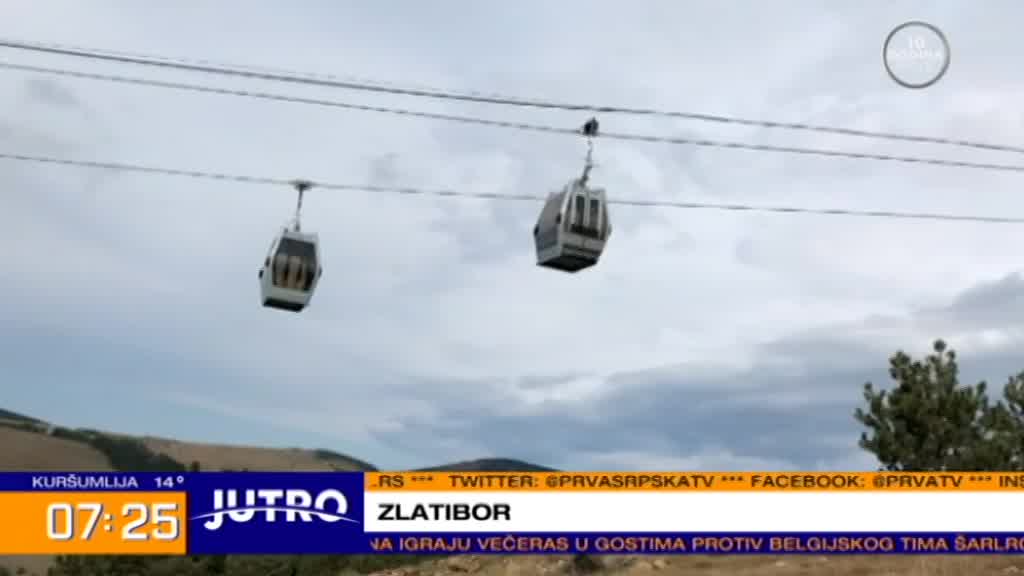 Zlatiborska  Gold gondola puštena je u probni rad