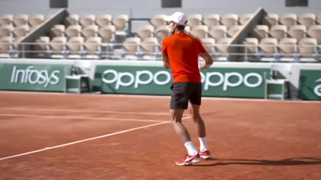 Novak trenirao sa šampionom US Opena