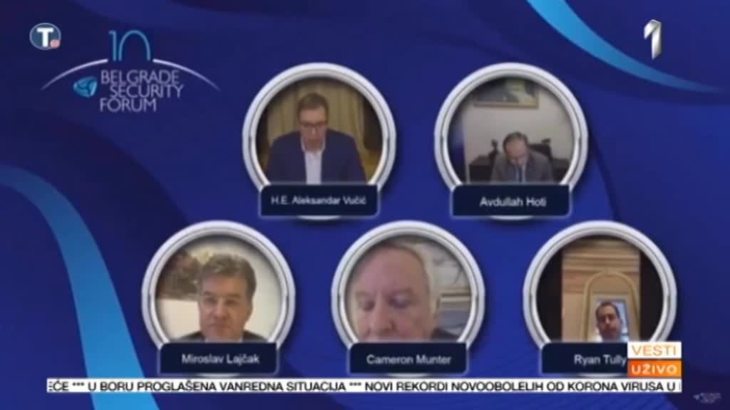Vučić na panelu Beogradskog bezbednosnog foruma