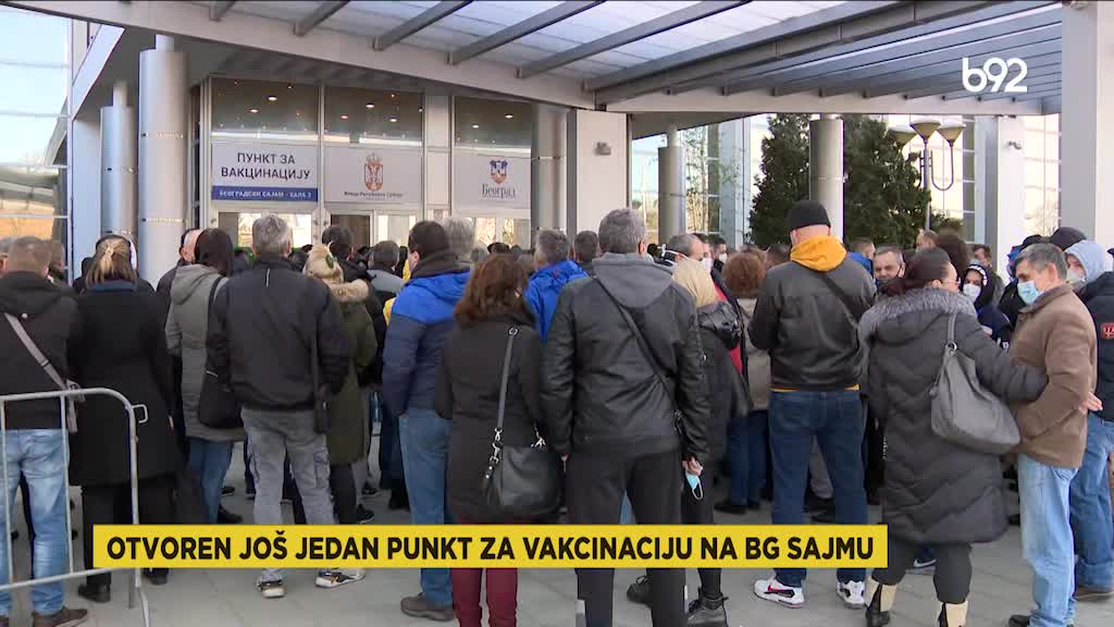 Na Beogradskom sajmu otvoren još jedan punkt za vakcinaciju