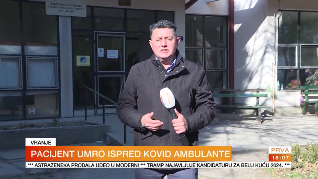 Vranje: Umro muškarac ispred kovid ambulante