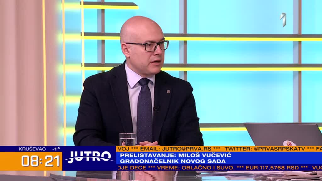 Miloš Vuèeviæ gost Jutra na TV Prva